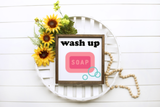 Bar of Soap Wash Up Graphics for Crafts