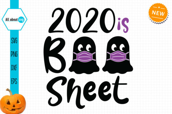 Boo Sheet Graphic for Festive Branding