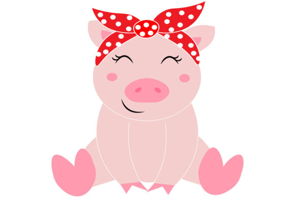 Cute Pig Svg for Graphics and Crafts