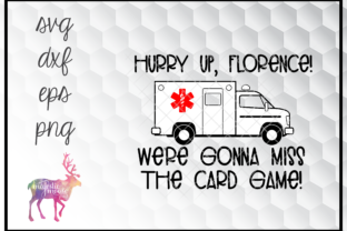 Funny Nurse Playing Cards Graphics for Crafters
