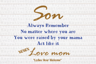 Funny Son Gift Graphics for Crafts