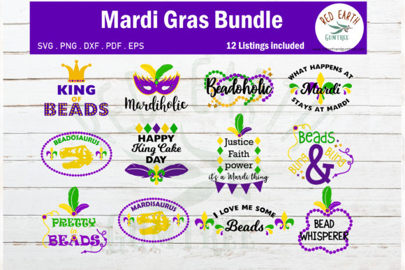 Mardi Gras Graphics for Crafts