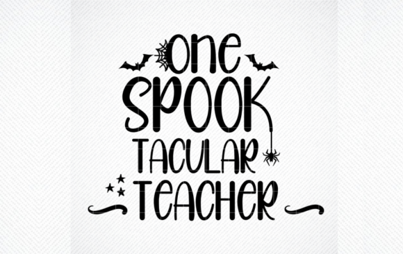Spooky Teacher Graphics for Local Business Branding